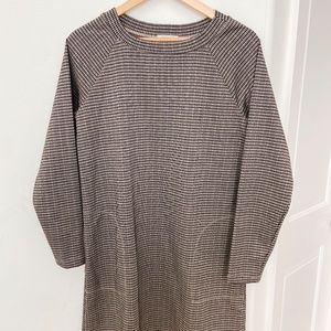 Max Studio Houndstooth Dress- Size Medium